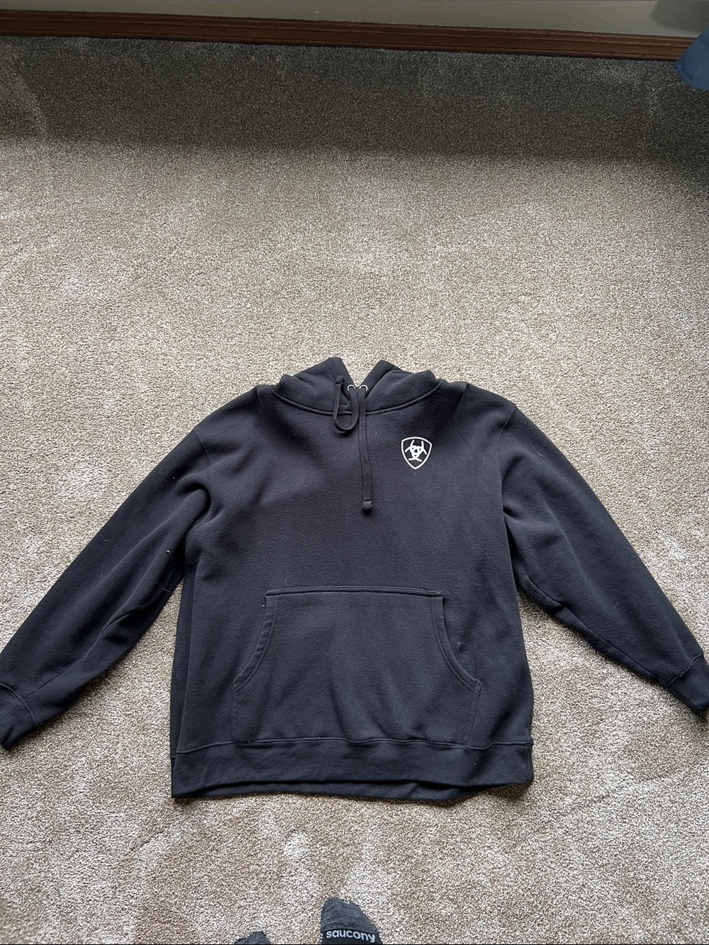 Ariat Black Pullover with Shield Logo